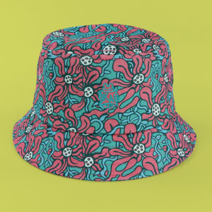 Melted Florals Bucket Hat detail view 4
