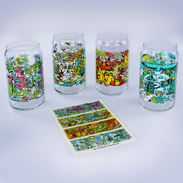 Four Seasons Glasses Set - Home Goods - killeracid.com