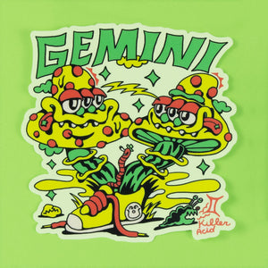 Astrology Freaks Gemini Sticker - Stickers