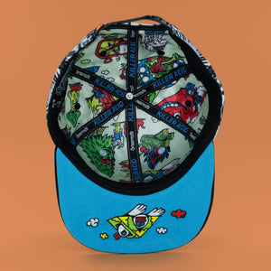 Get Lost Blue Tie-Dye Snapback Hat - Hats
