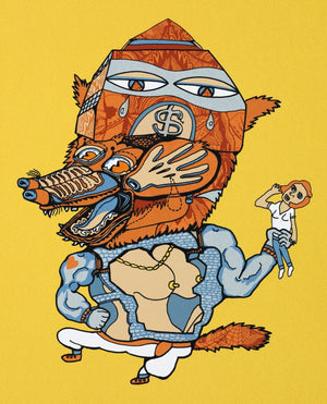 Go For the Gold Screen Print - Art & Collectibles