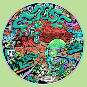 Goose Redrocks 2026 Concert Rainbow Foil Poster - Posters & Prints