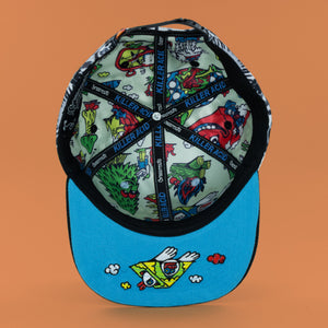 Get Lost Blue Tie-Dye Snapback Hat