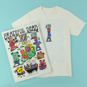 Grateful Dead Bears Cream T-Shirt - T-Shirts