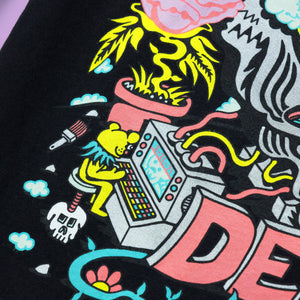 Grateful Dead Stealie Black Long Sleeve - Long Sleeves - killeracid.com