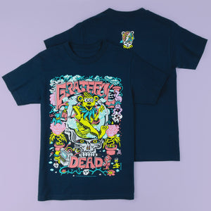 Grateful Dead Stealie Navy T-Shirt - T-Shirts - killeracid.com