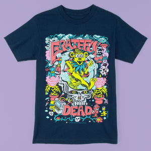 Grateful Dead Stealie Navy T-Shirt - T-Shirts - killeracid.com