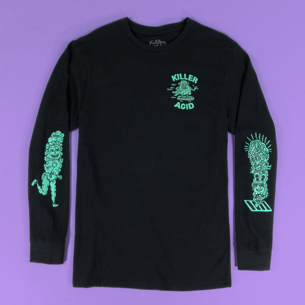 Haunted House Glow in the Dark Long Sleeve - Long Sleeves - killeracid.com