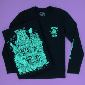 Haunted House Glow in the Dark Long Sleeve - Long Sleeves