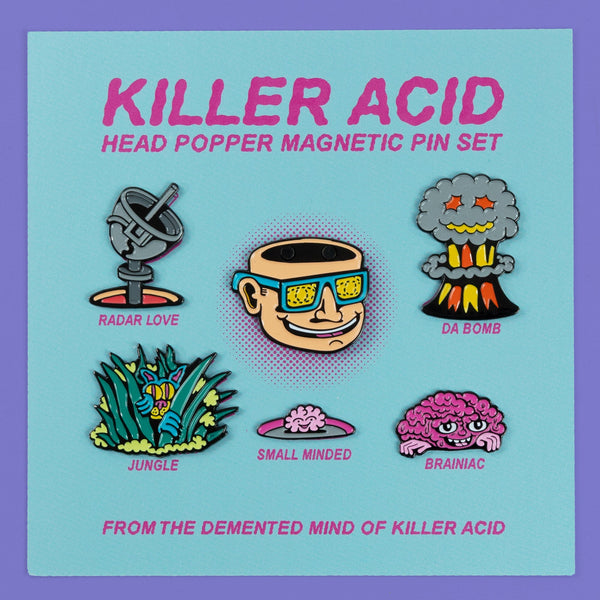 Head Popper Pin Set - Pins - killeracid.com