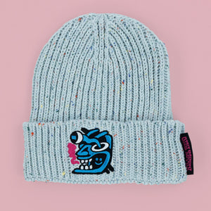 Killer Acid Heads Speckled Beanie front product view