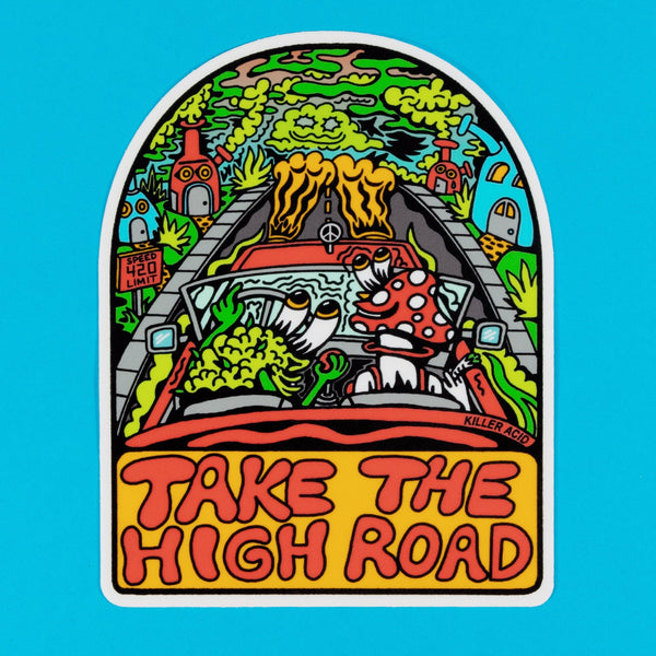 High Road Sticker - Stickers - killeracid.com