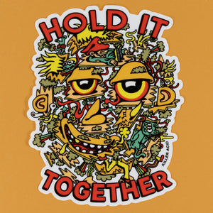 Hold it Together Clear Sticker - Stickers