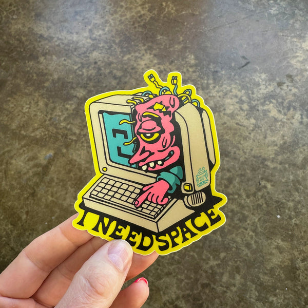 I Need Space Sticker - Stickers - killeracid.com