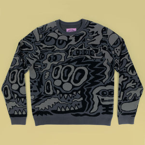 Jungle Vibes Knit Sweater - Long Sleeves - killeracid.com
