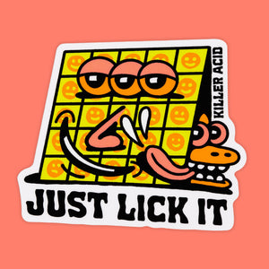 Just Lick It Sticker - Stickers - killeracid.com