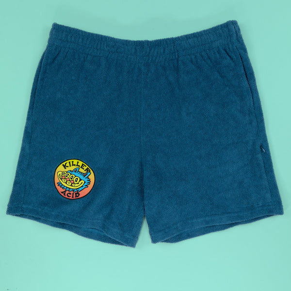 Killer Acid Blue Terry Shorts - Shorts - killeracid.com
