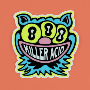 Killer Acid Glow in the Dark Sticker - Stickers - killeracid.com