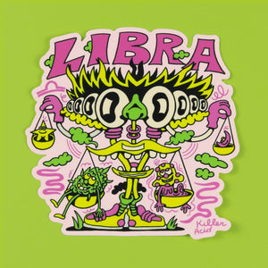 Astrology Freaks Libra Sticker - Stickers