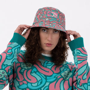 Melted Florals Bucket Hat alternate angle