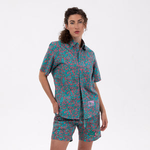 Melted Florals Button Up - Button Ups - killeracid.com