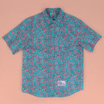 Killer Acid Melted Florals Button Up front product view