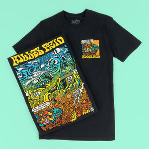 Microdose Black T-Shirt - T-Shirts - killeracid.com