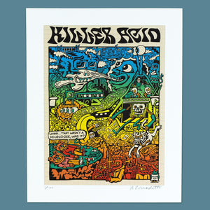 Microdose Blotter Art Print - Posters & Prints - killeracid.com