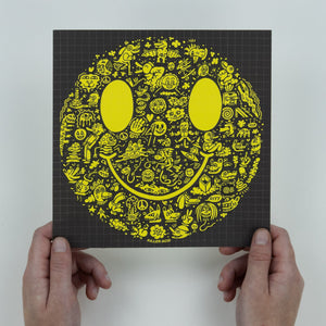 Miles of Smiles Blotter Print - Posters & Prints
