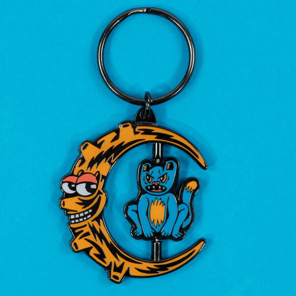 Moon Cat Keychain - Key Chains - killeracid.com