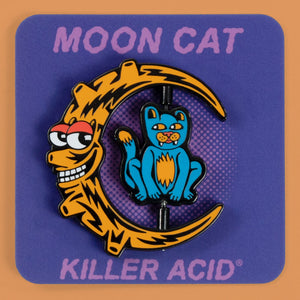 Moon Cat Pin - Pins