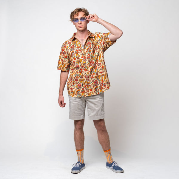 Mushroom Friends Button Up - Button Ups - killeracid.com