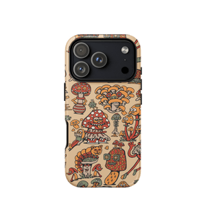 Mushroom Friends iPhone Case - Accessories