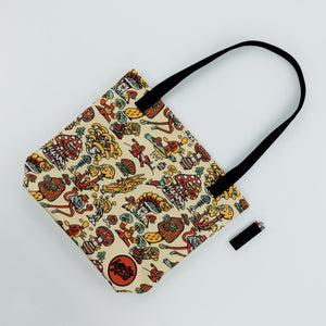 Mushroom Friends Large Tote Bag - Bags