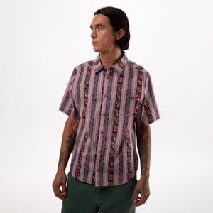 Mushroom Stripes Button Up - Button Ups