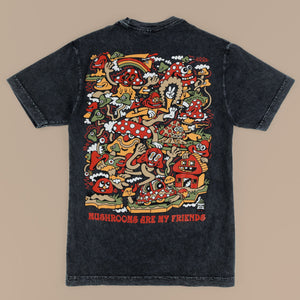 Mushrooms Are My Friends Vintage T-Shirt detail view 4