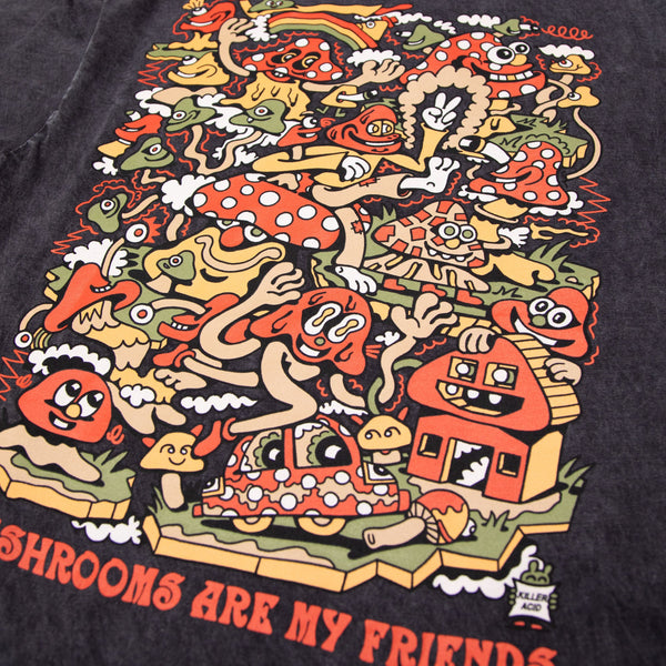 Mushrooms Are My Friends Vintage T-Shirt - T-Shirts - killeracid.com