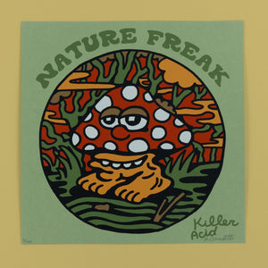 Killer Acid Nature Freak Screen Print front product view