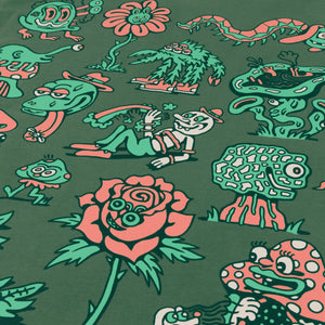 Nature is Weird Green T-Shirt detail view 4