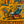 Killer Acid Newport Jazz Cats banner - orange cartoon cat jazz band, blue border, metal grommets