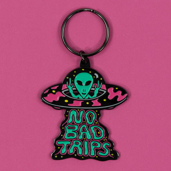 No Bad Trips Keychain - Key Chains - killeracid.com