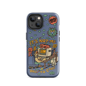 Not My Day to Care iPhone Case - Accessories