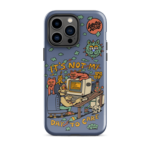 Not My Day to Care iPhone Case - Accessories