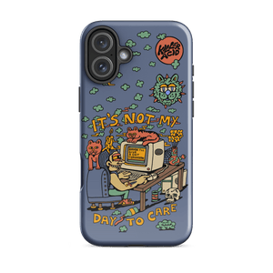 Not My Day to Care iPhone Case - Accessories