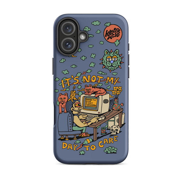 Not My Day to Care iPhone Case - killeracid.com