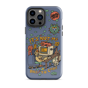 Not My Day to Care iPhone Case - Accessories