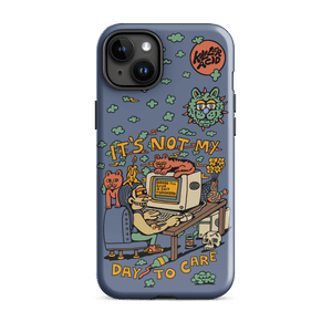 Not My Day to Care iPhone Case - Accessories
