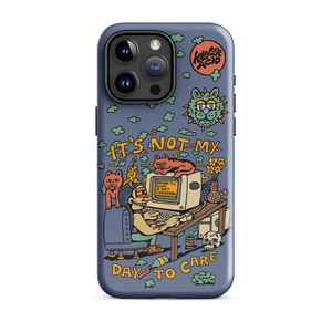 Not My Day to Care iPhone Case - Accessories