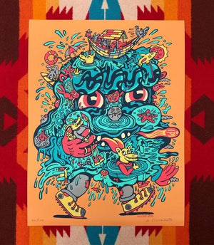 Ocean Man Print - Art & Collectibles - killeracid.com