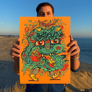 Ocean Man Print - Art & Collectibles - killeracid.com